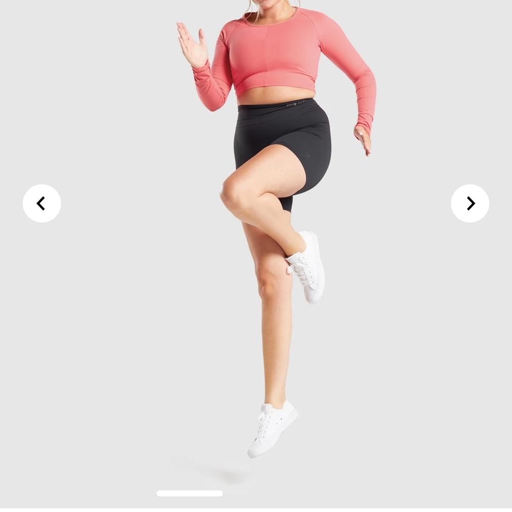 Whitney Simmons high waisted black short